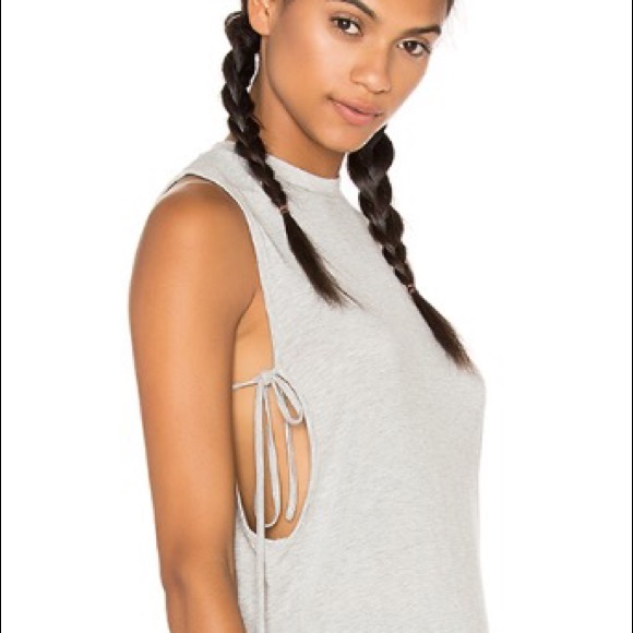 Lovers + Friends heather grey leisure tank S - Picture 4 of 5